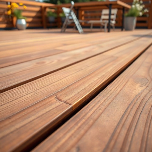 Larch sawn timber