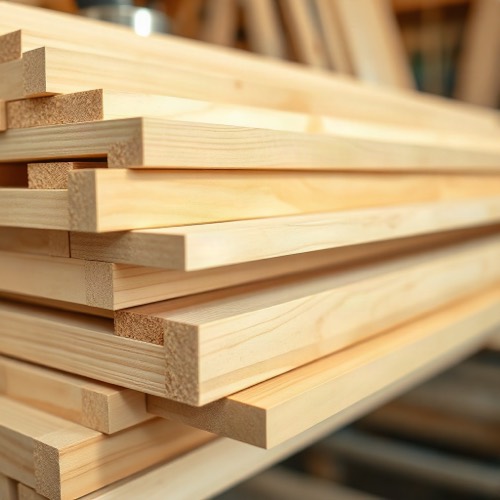 Planed and profiled timber